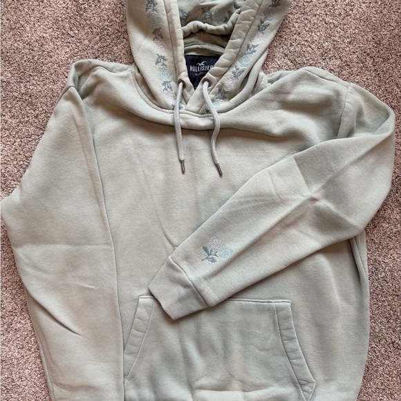 Hollister Tops - Hollister Women's Soft Green Hoodie